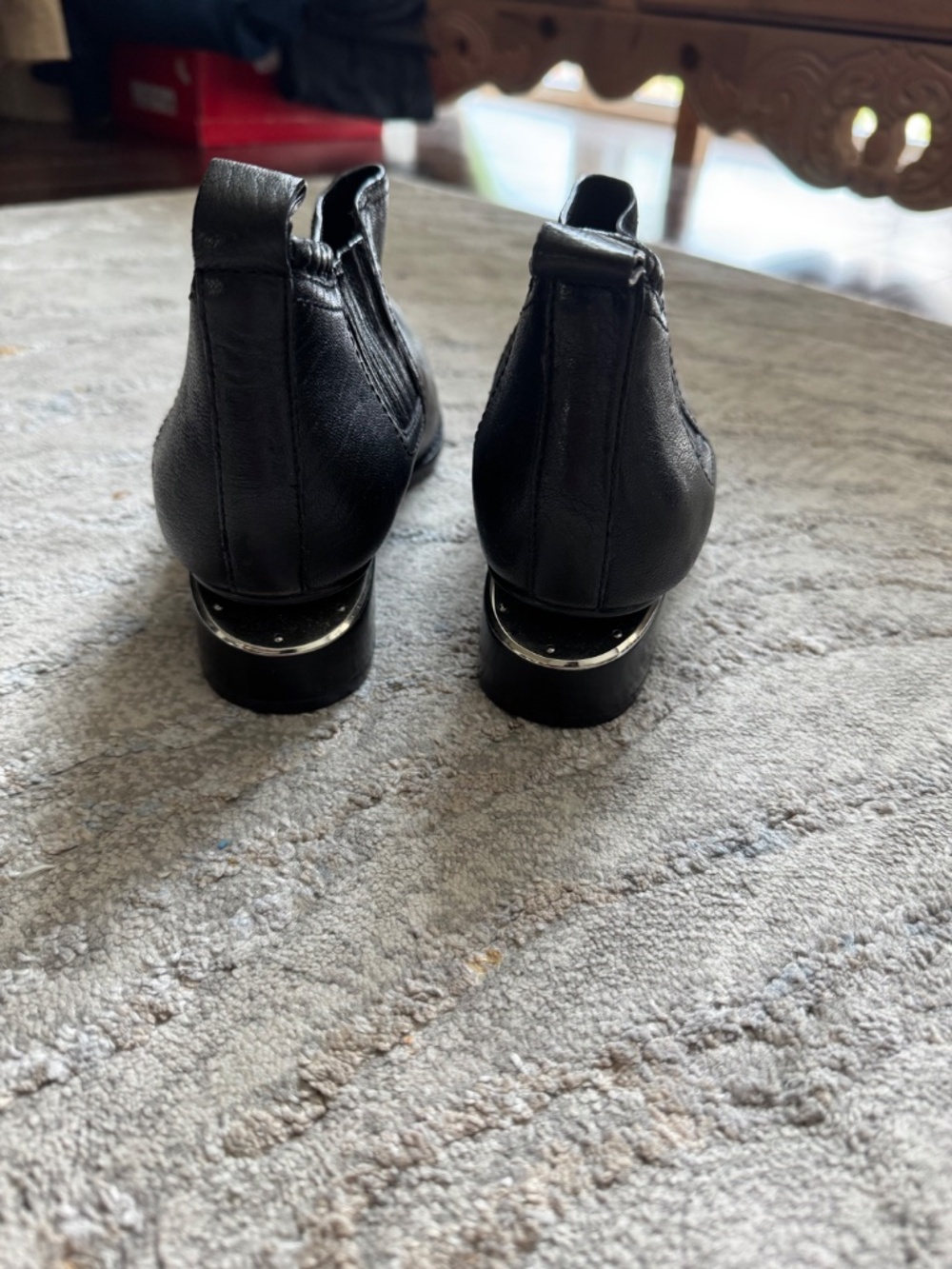 Alexander Wang Leather Chelsea Boots — Size EU 40 / US 9 - Picture 3 of 4